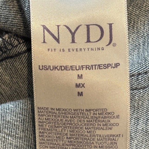 NYDJ women's skinny ankle pull-on jeans Size M NWOT - Picture 5 of 8